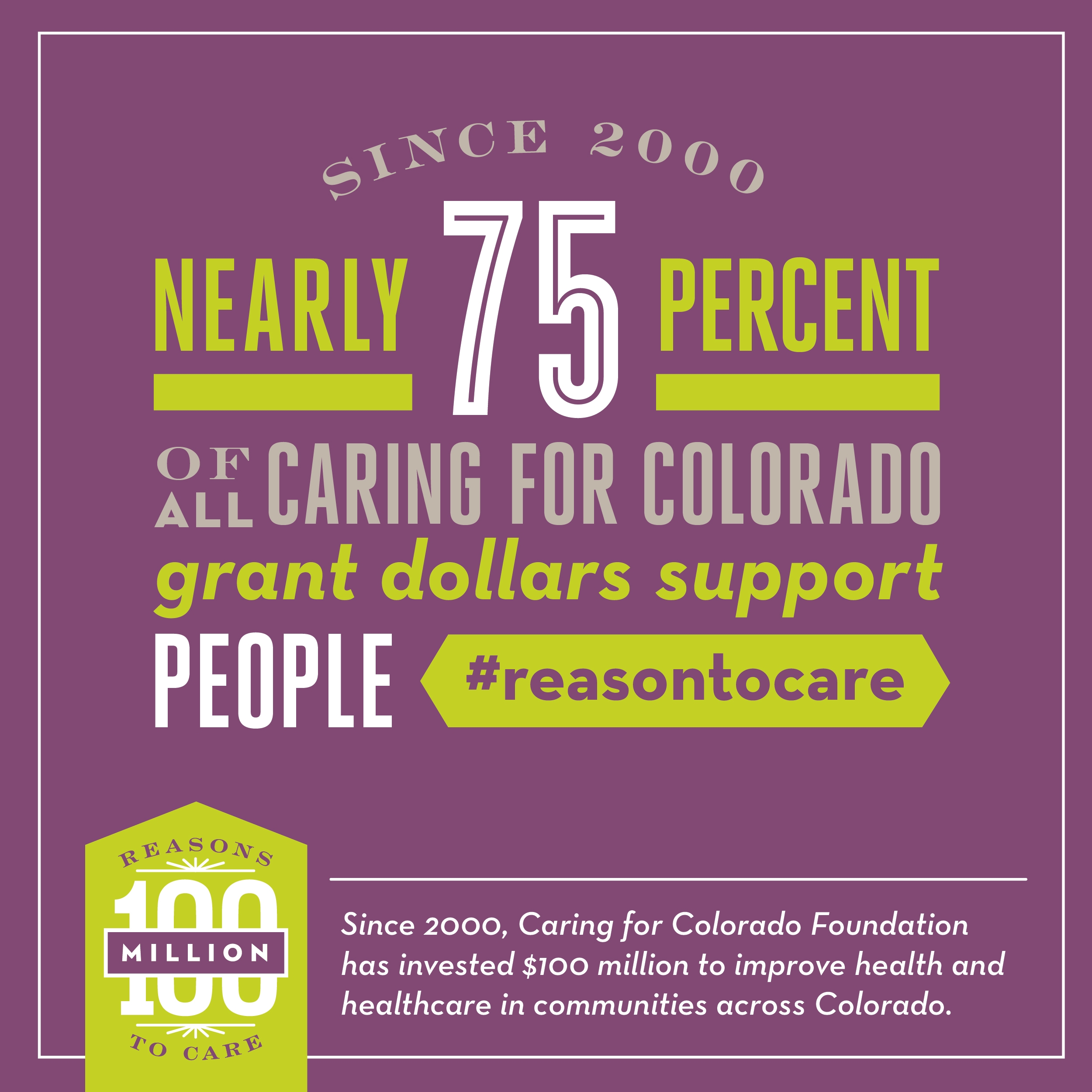 Caring for Colorado infographic