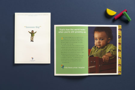 Children's Hospital Annual Report spread