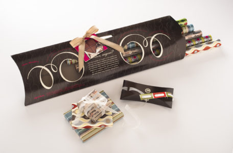 Frederic Printing brown gift wrap package