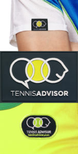 TennisAdvisor shirt tag and patch