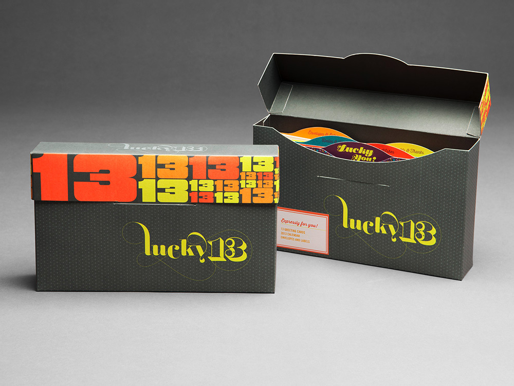 Frederic Printing Lucky 13 Cards